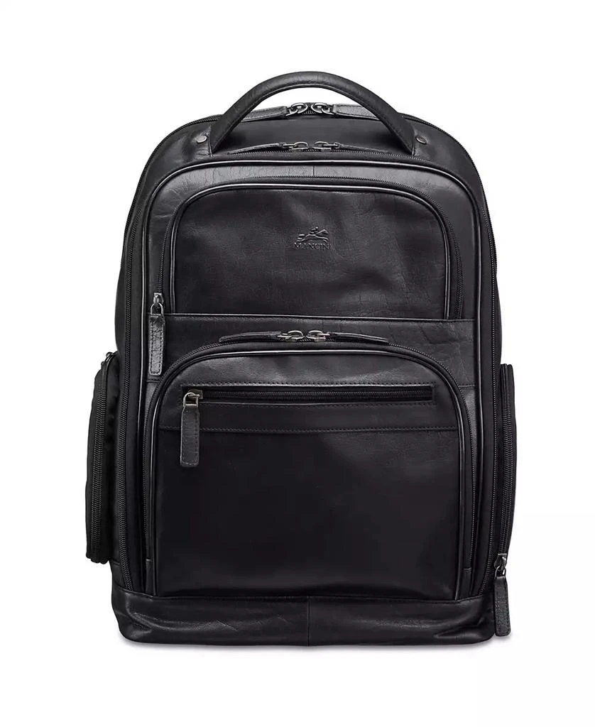 商品Mancini Leather Goods|Buffalo Collection Laptop/ Tablet Backpack,价格¥2186,第1张图片