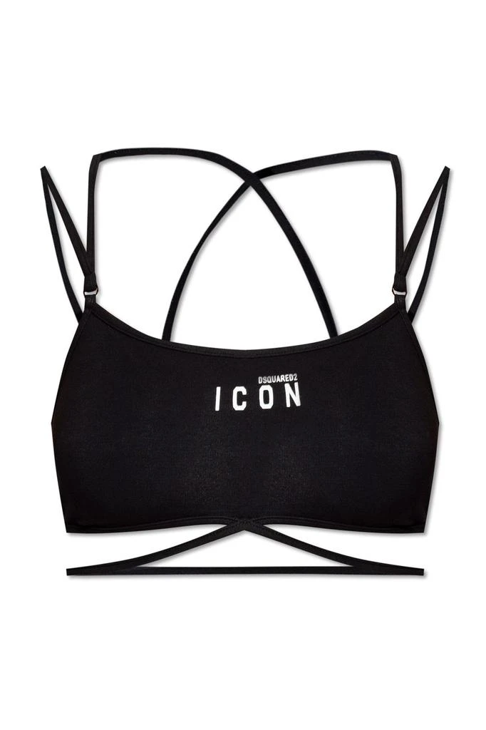 商品DSQUARED2|Dsquared2 Icon Bandeau Sport Bra,价格¥610,第1张图片