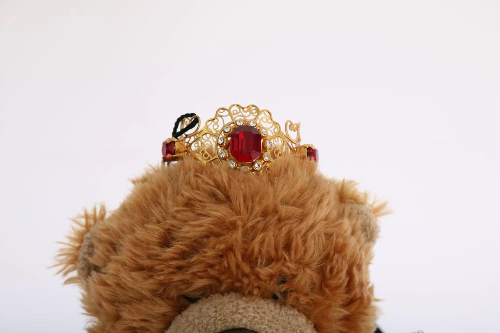 商品Dolce & Gabbana|Dolce & Gabbana Teddy Bear Gold Crystal  Crown Tiara Diadem Hair Band,价格¥3317,第5张图片详细描述