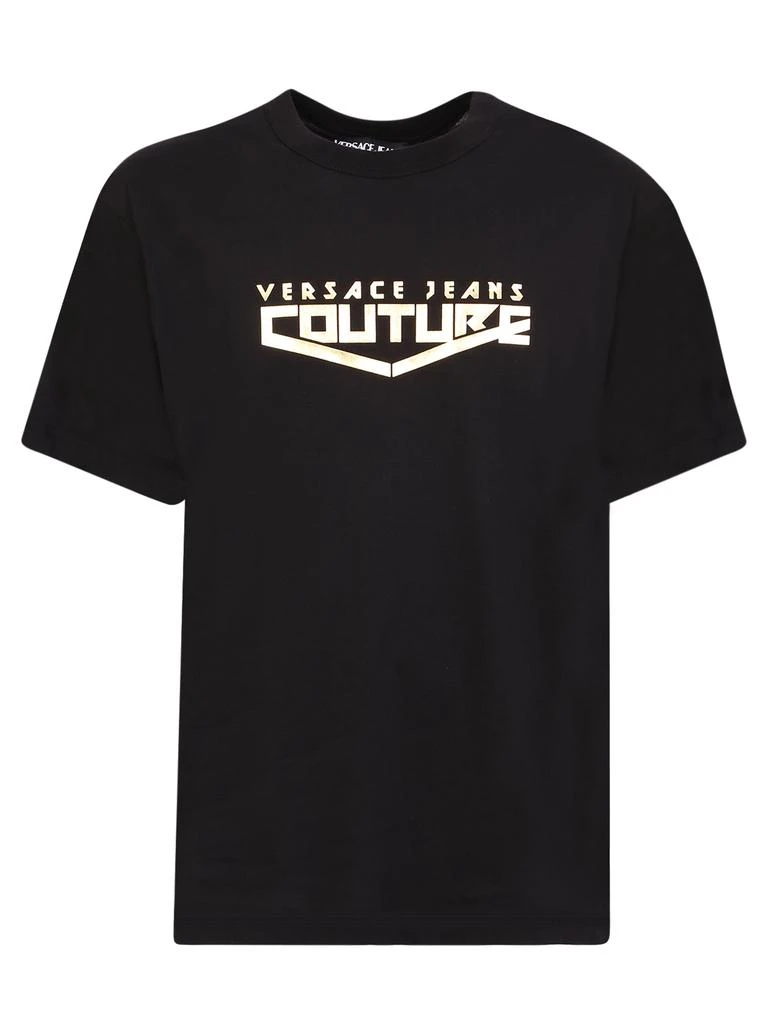 商品Versace|VERSACE JEANS VERSACE JEANS COUTURE ADDS ITS BOLD AESTHETIC TO THIS CLASSIC LOGO T-SHIRT,价格¥842,第1张图片