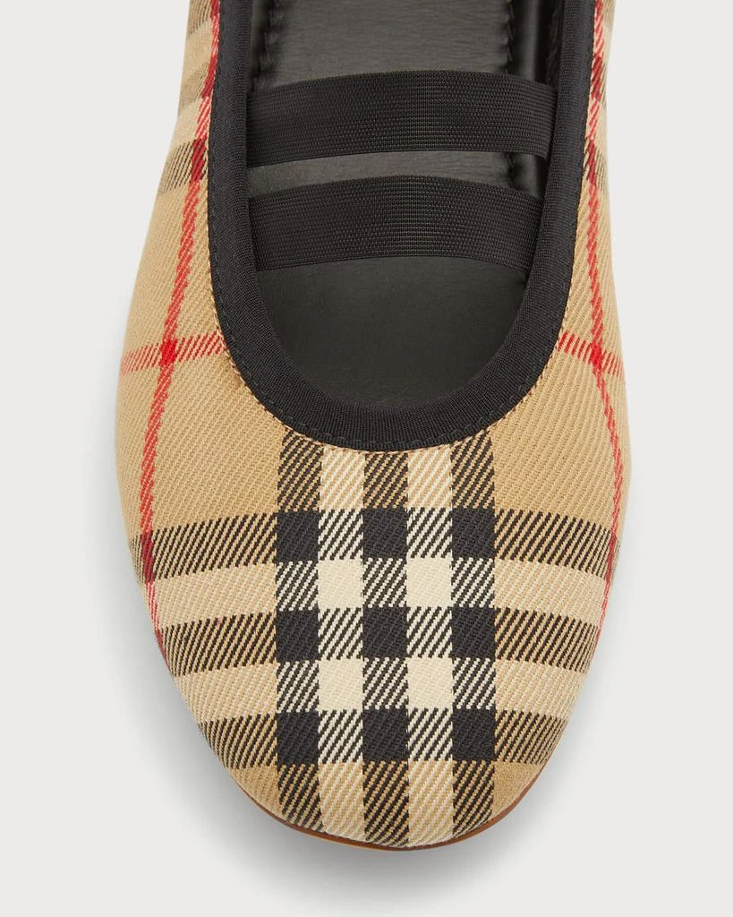 商品Burberry|Girl's Grace Vintage Check Ballerina Flats, Toddler/Kids,价格¥1398,第5张图片详细描述