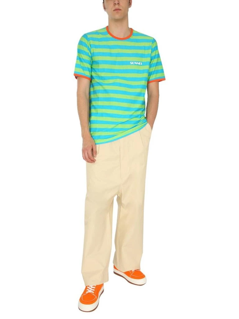 商品SUNNEI|Sunnei Striped Crewneck T-Shirt,价格¥993,第3张图片详细描述