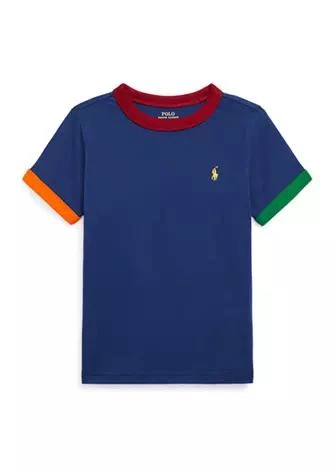 商品Ralph Lauren|Lauren Childrenswear Boys 4 7 Cotton Jersey T Shirt,价格¥111,第1张图片