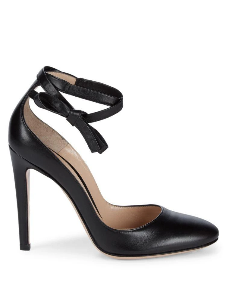 商品Gianvito Rossi|Gianvito Rossi Glossy Leather Ankle Strap Pumps,价格¥2286,第5张图片详细描述