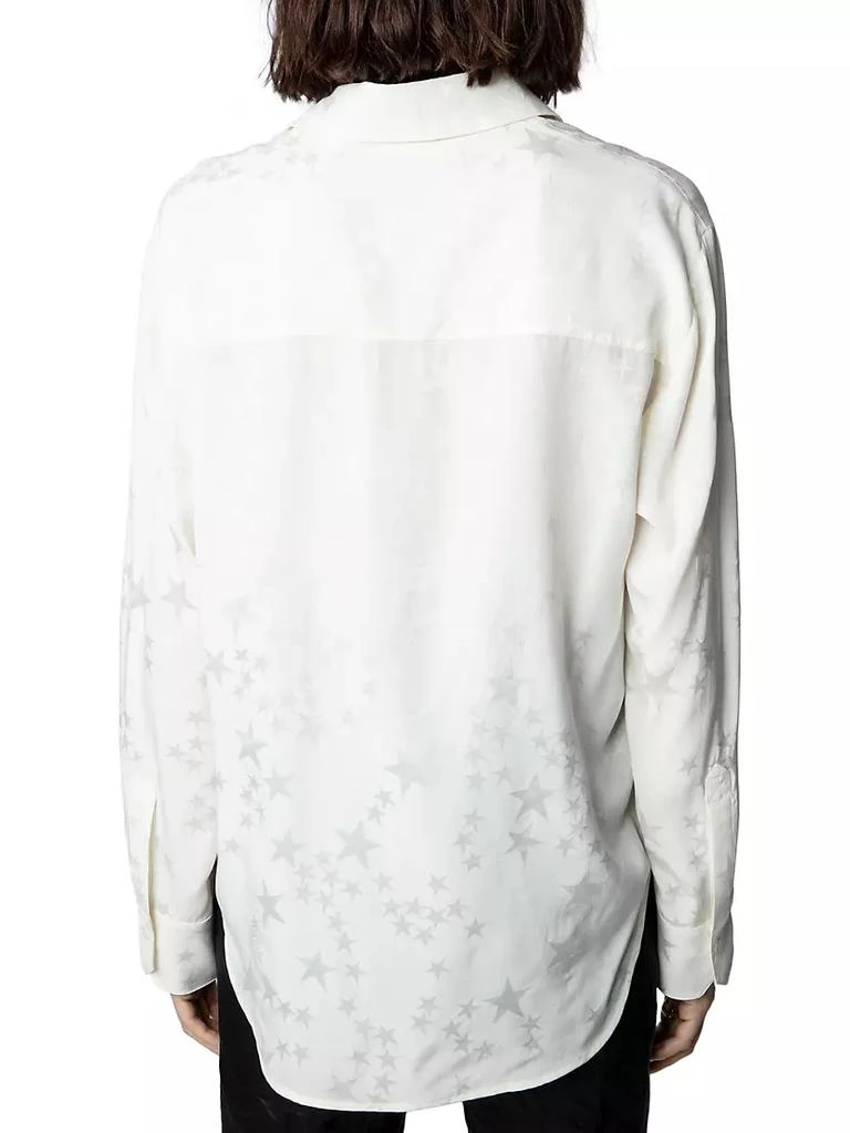 商品Zadig&Voltaire|Silk Jacquard-Star Blouse,价格¥1274,第5张图片详细描述