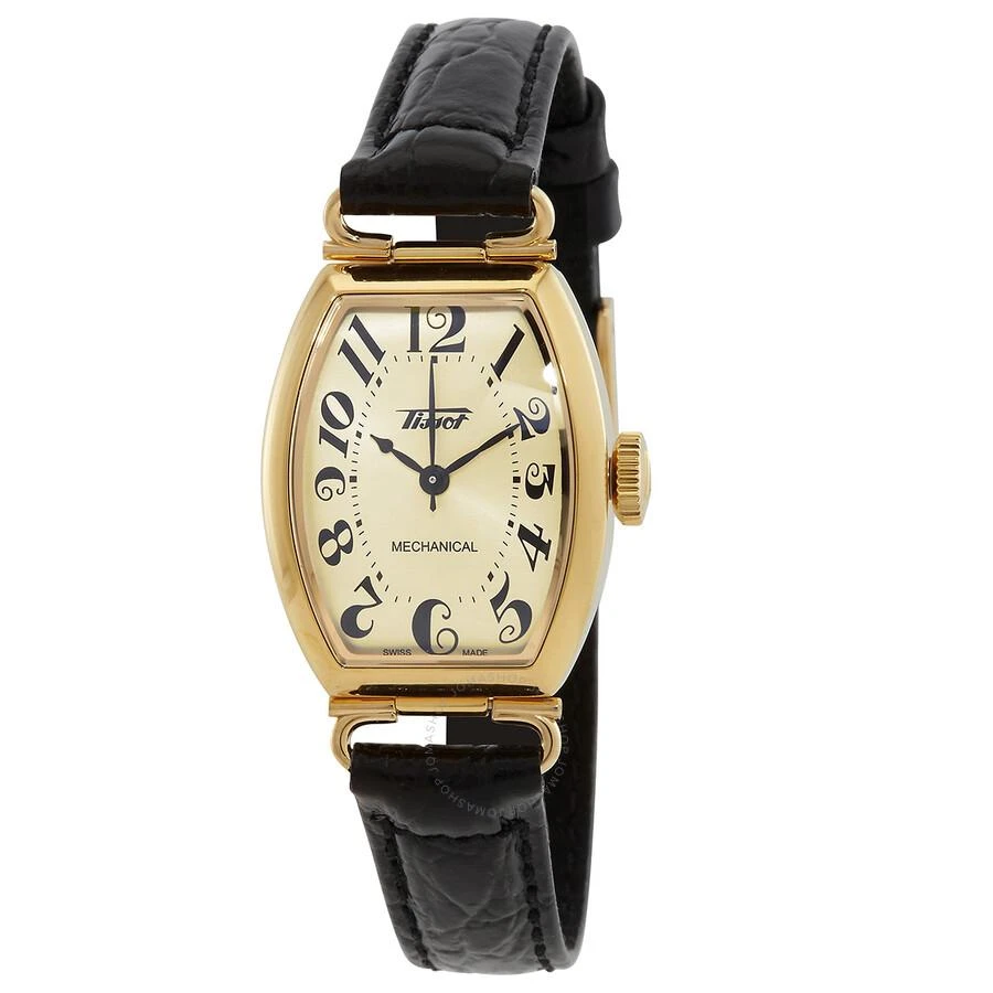 商品Tissot|Heritage Porto Hand Wind Ivory Dial Ladies Watch T128.161.36.262.00,价格¥2296,第1张图片