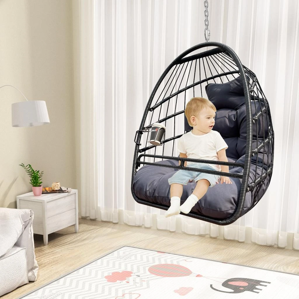 商品Simplie Fun|Swing Hammock Egg Basket Chairs,价格¥2182,第3张图片详细描述