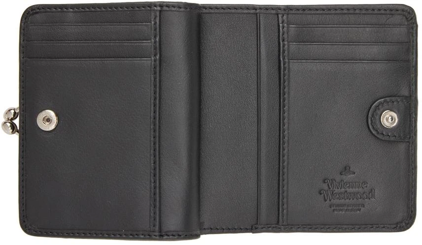 商品Vivienne Westwood|Black Leather Bifold Wallet,价格¥1865,第3张图片详细描述