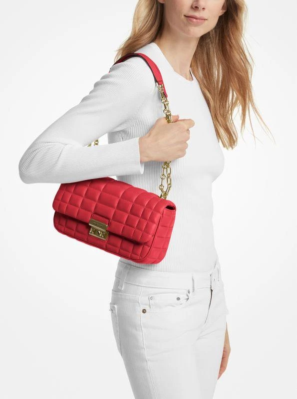 商品Michael Kors|Tribeca Large Quilted Leather Shoulder Bag,价格¥2675,第3张图片详细描述