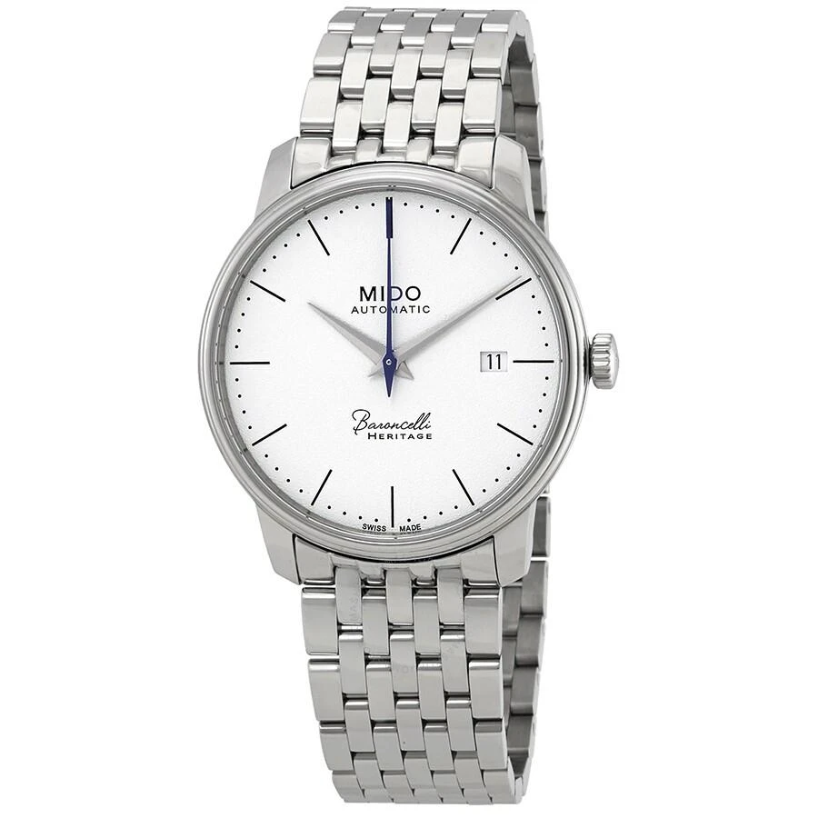 商品MIDO|Baroncelli III Automatic White Dial Men's Watch M0274071101000,价格¥5688,第1张图片