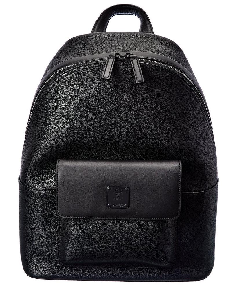 MCM Stark Embossed Leather Backpack商品第1张图片规格展示