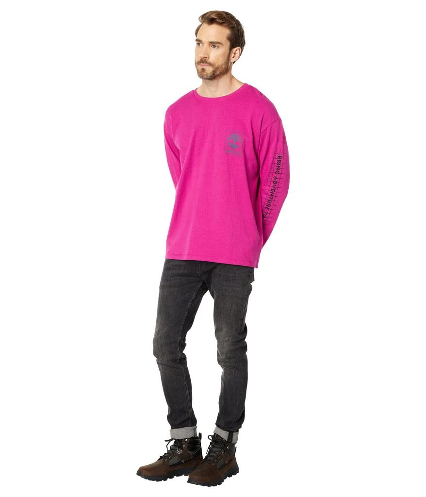 商品Timberland|Long Sleeve Northern Lights Sky Graphic T-Shirt,价格¥258,第4张图片详细描述