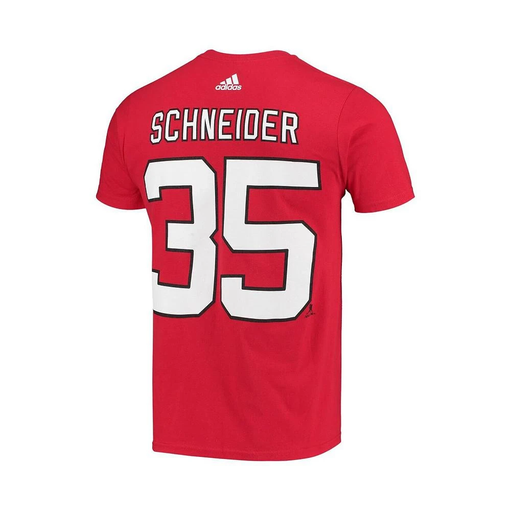 商品Adidas|Men's Cory Schneider Red New Jersey Devils Name and Number T-shirt,价格¥226,第3张图片详细描述