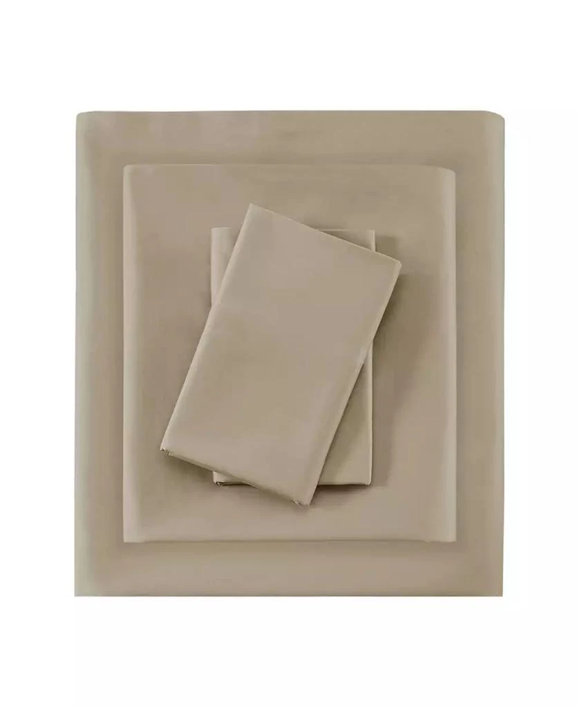 商品Madison Park|525 Thread Count Cotton Rich 4-Pc. Sheet Set,价格¥500,第1张图片