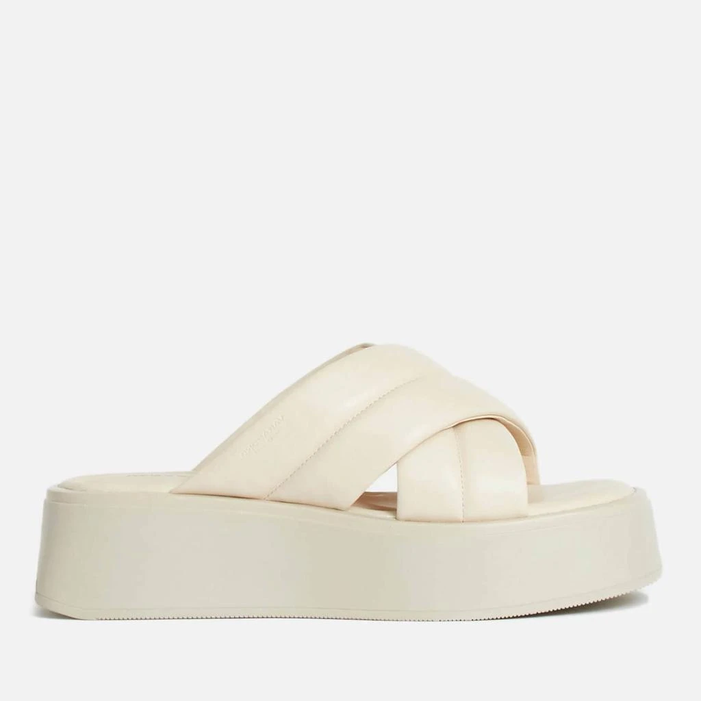 商品Vagabond|Vagabond Women's Courtney Leather Flatform Sandals - Off White,价格¥446,第1张图片