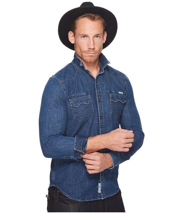 商品Lucky Brand|Classic Fit Western 牛仔衬衫,价格¥432,第5张图片详细描述