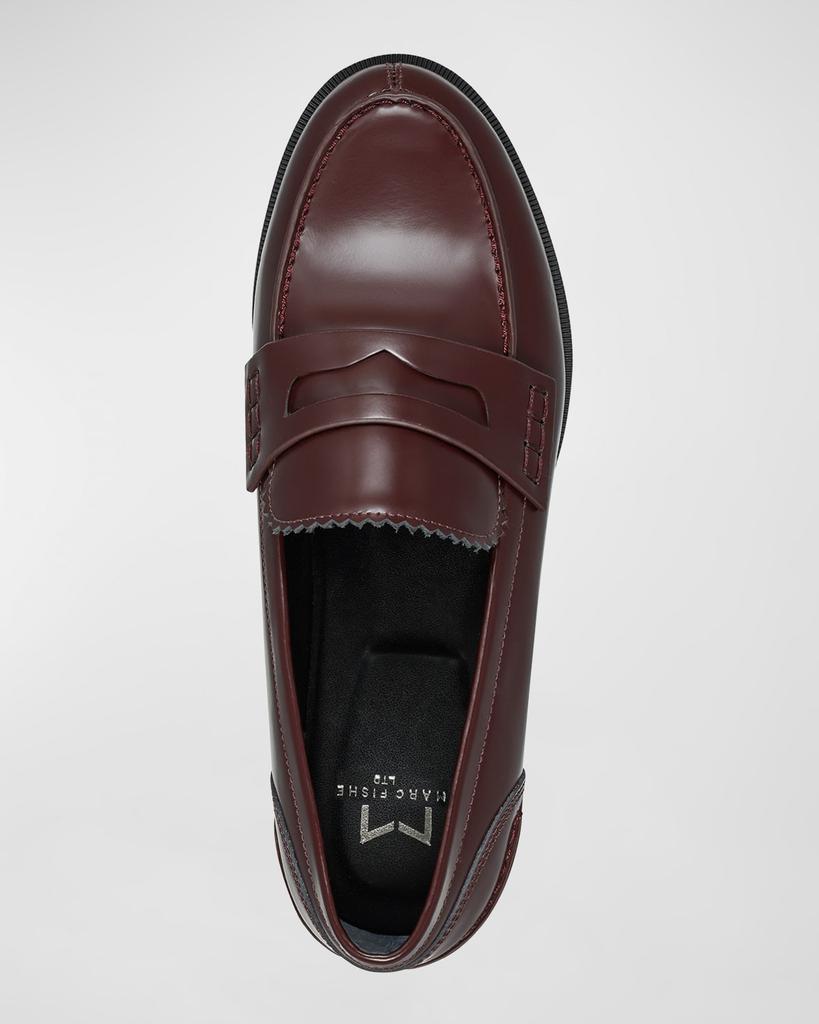 Milton Croco Penny Loafers商品第4张图片规格展示