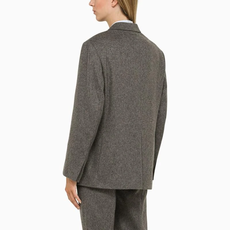 商品Calvin Klein|Grey wool tailored jacket,价格¥1479,第3张图片详细描述