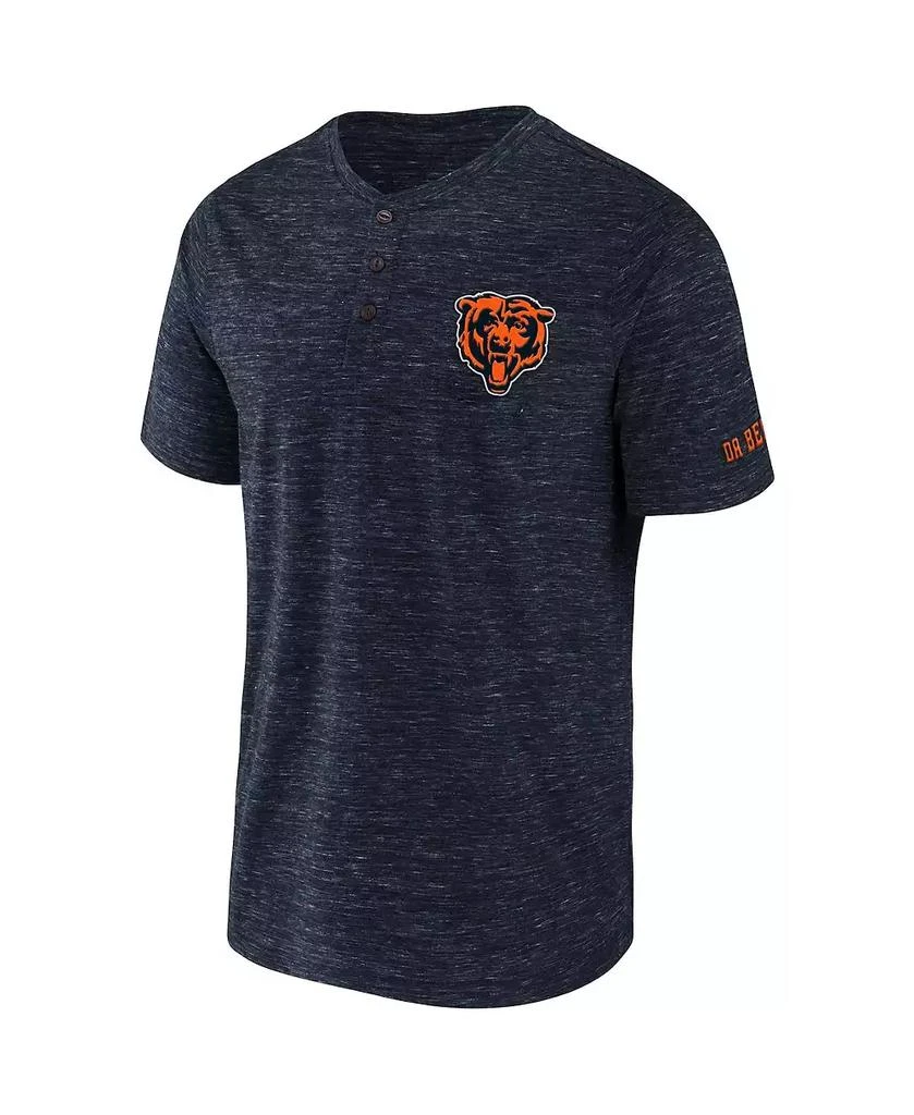 商品Fanatics|Men's NFL x Darius Rucker Collection by Navy Chicago Bears Slub Henley T-shirt,价格¥295,第3张图片详细描述