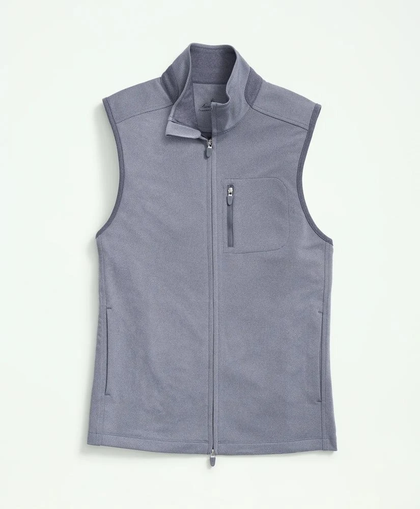 商品Brooks Brothers|Performance Series Full-Zip Pique Vest,价格¥311,第1张图片