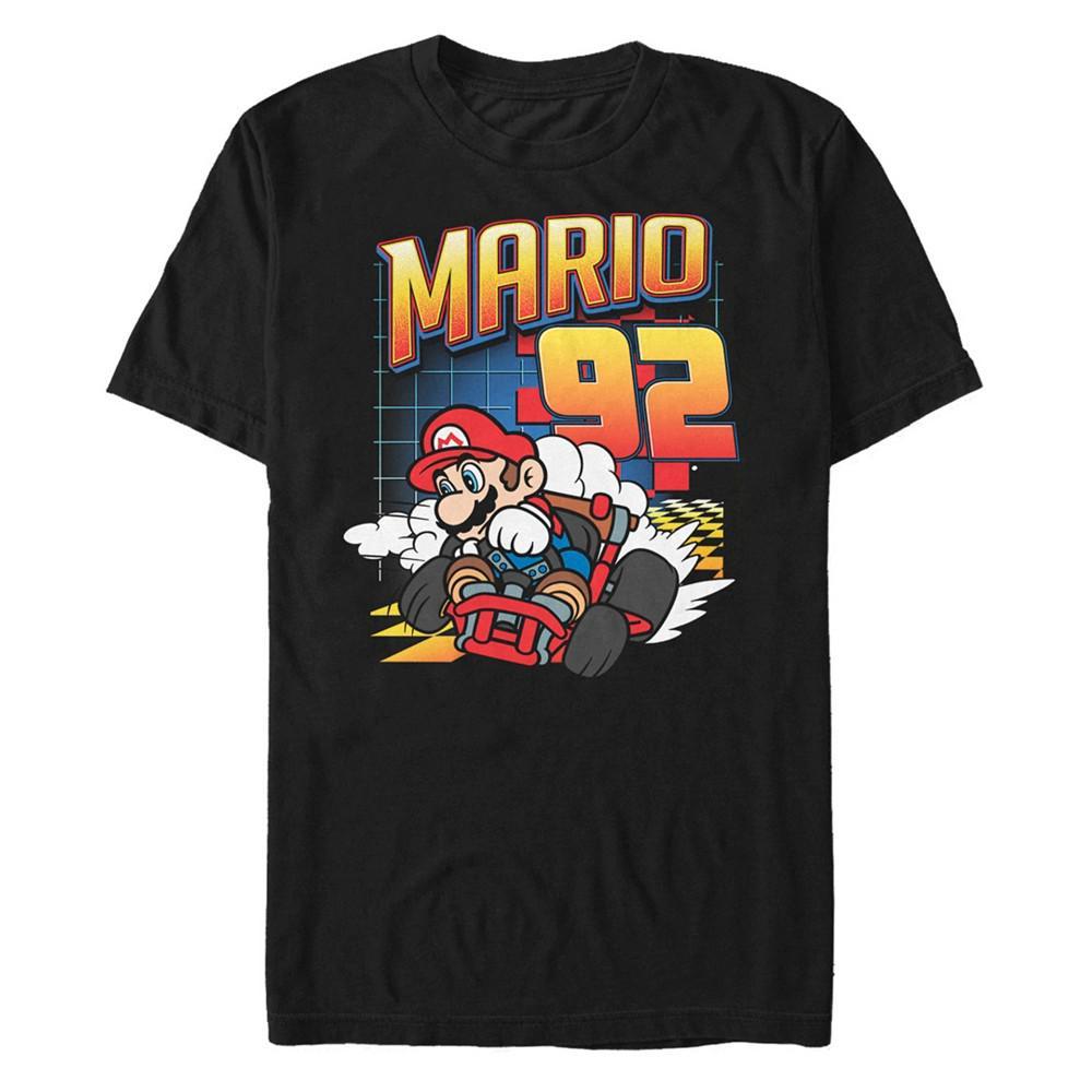 商品Nintendo|Nintendo Men's Mario Kart Racer Number 92 Short Sleeve T-Shirt,价格¥176,第1张图片