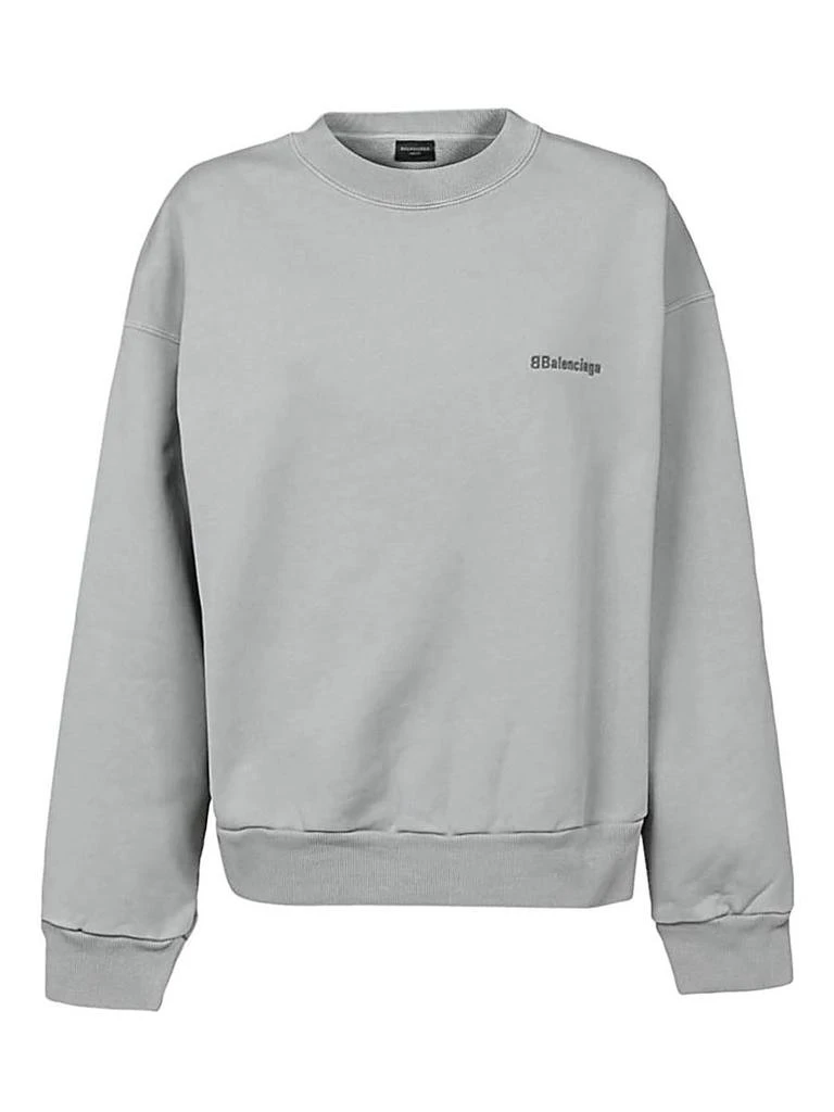 商品Balenciaga|BALENCIAGA BB Corp cotton sweatshirt,价格¥3262,第1张图片