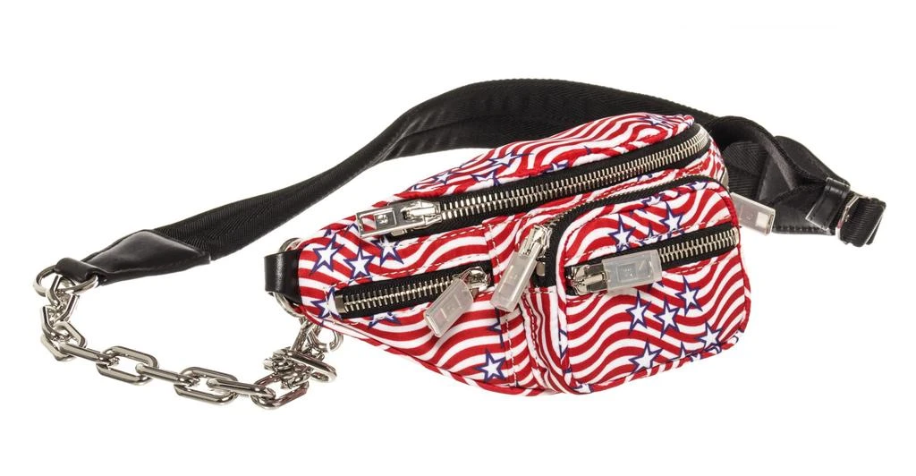 商品[二手商品] Alexander Wang|Alexander Wang Red Monogram Nylon Attica Waist Bag,价格¥4691,第2张图片详细描述
