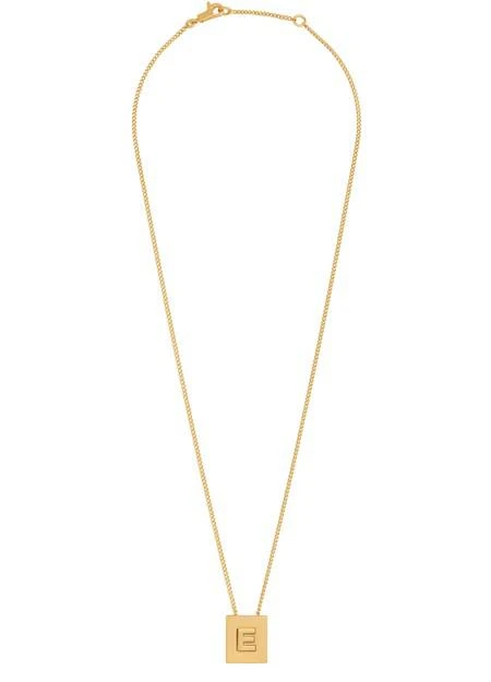 商品Celine|Alphabet金色饰面字母E黄铜项链,价格¥3739,第1张图片
