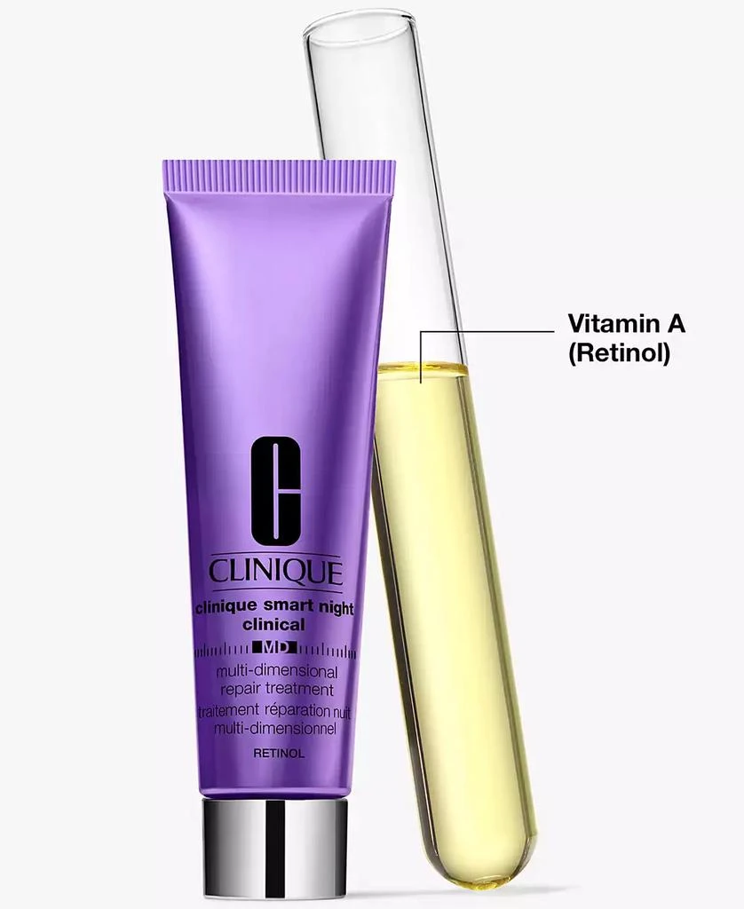 商品Clinique|Smart Night™ Clinical MD Multi-Dimensional Repair Treatment Retinol Serum, 1 oz.,价格¥591,第3张图片详细描述