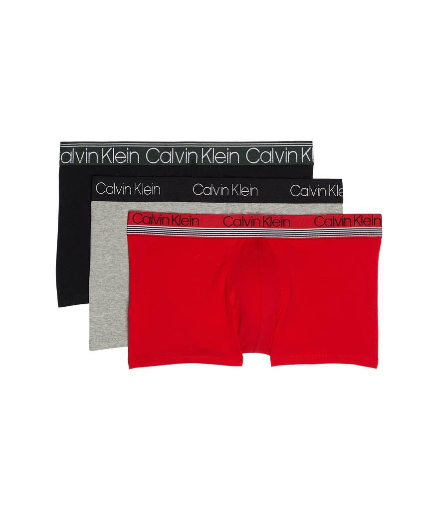 商品Calvin Klein|Stay Cool/Stay Fresh Trunks 3-Pack,价格¥217,第1张图片