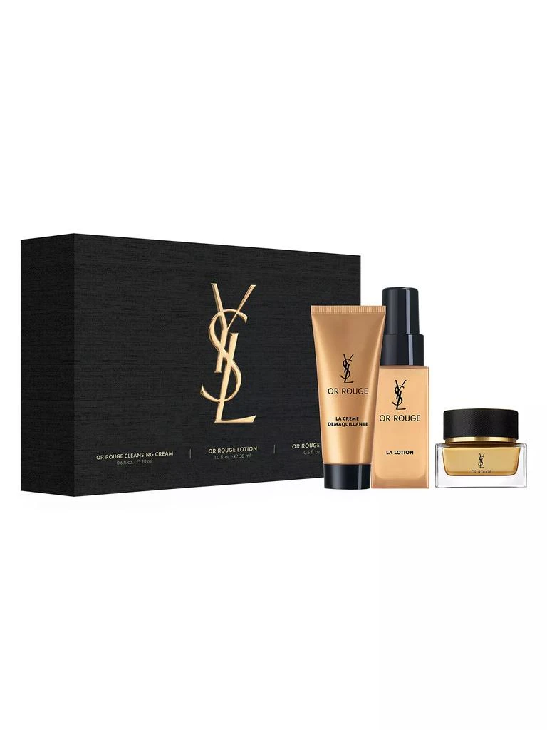 商品Yves Saint Laurent|Or Rouge 3-Piece Travel Set,价格¥1259,第1张图片