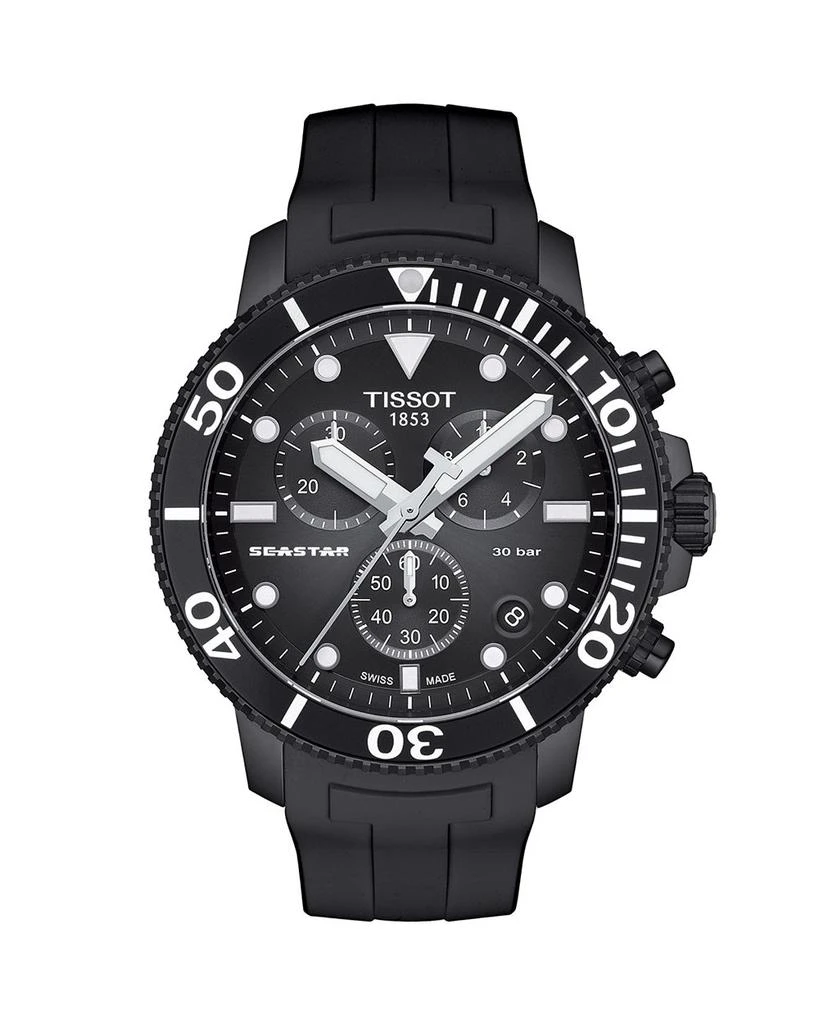 商品Tissot|Seastar 1000 Chronograph, 45.5mm,价格¥4691,第1张图片