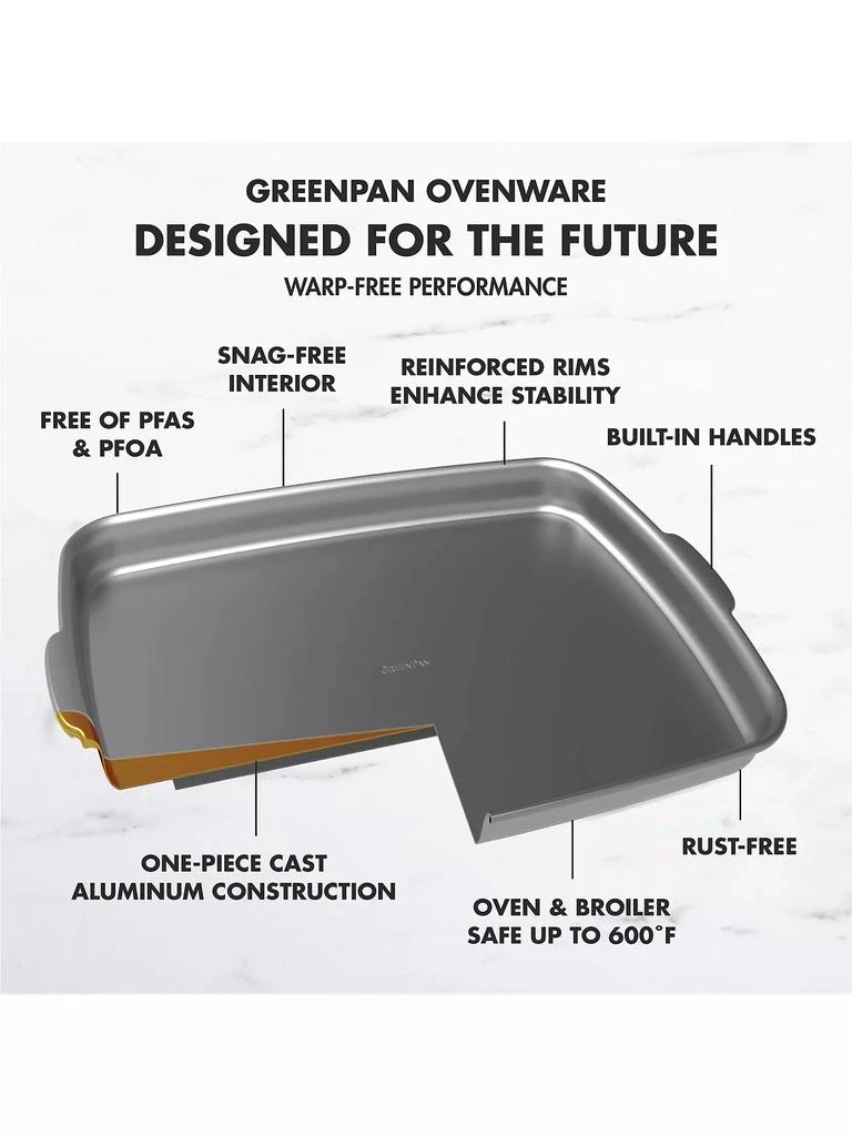 商品Greenpan|Premiere Bakeware 8" X 8" Square Cake Pan,价格¥375,第4张图片详细描述
