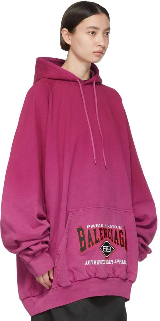 商品Balenciaga|Pink Cotton Hoodie,价格¥4085,第2张图片详细描述
