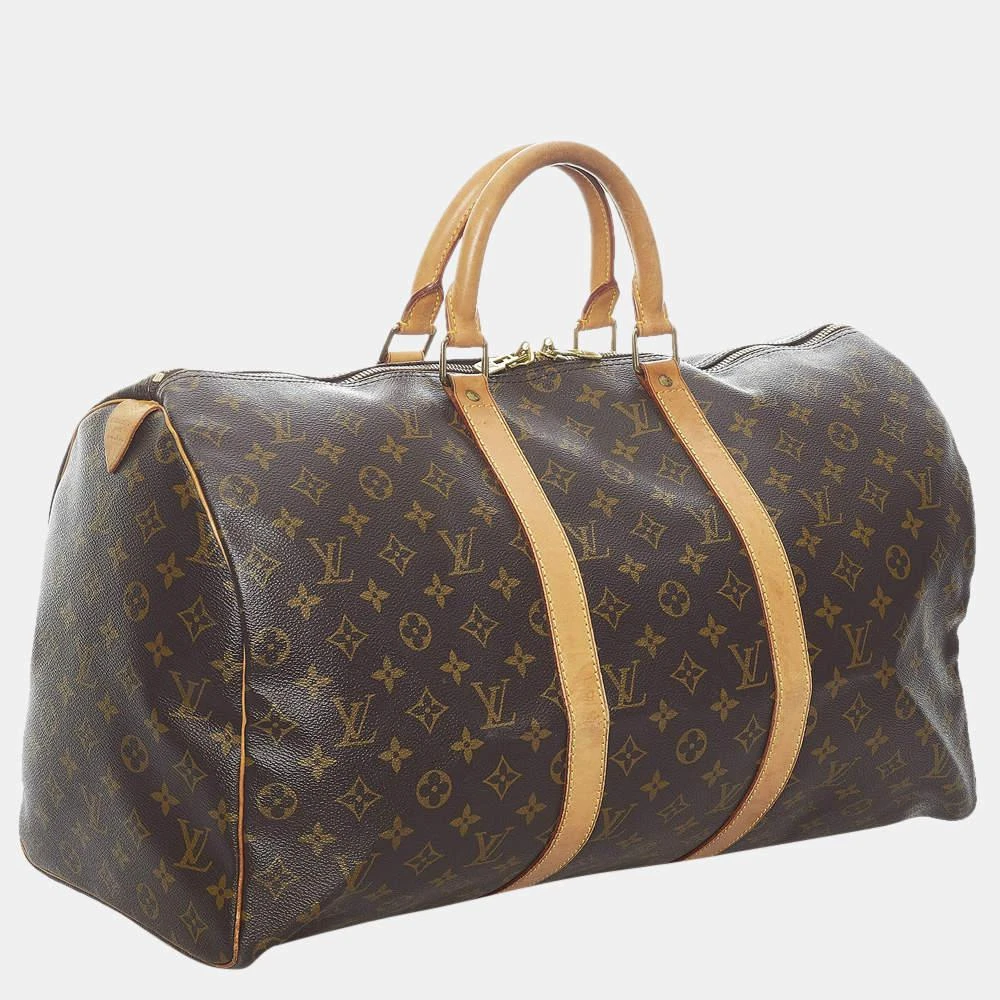 商品[二手商品] Louis Vuitton|Louis Vuitton Brown Monogram Keepall 50,价格¥7186,第2张图片详细描述