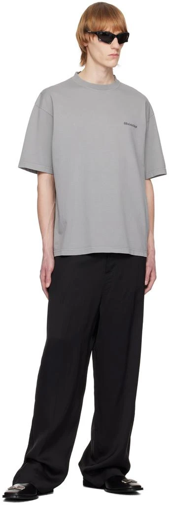 商品Balenciaga|Gray BB Corp T-Shirt,价格¥4507,第4张图片详细描述