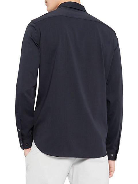 商品Theory|Sylvain Cotton Long-Sleeve Shirt,价格¥1163-¥1374,第5张图片详细描述