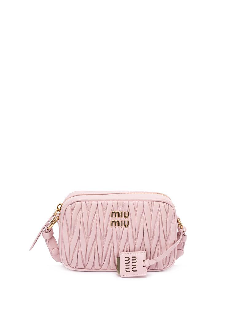 Miu Miu Matelassé Nappa Leather Shoulder Bag商品第1张图片规格展示