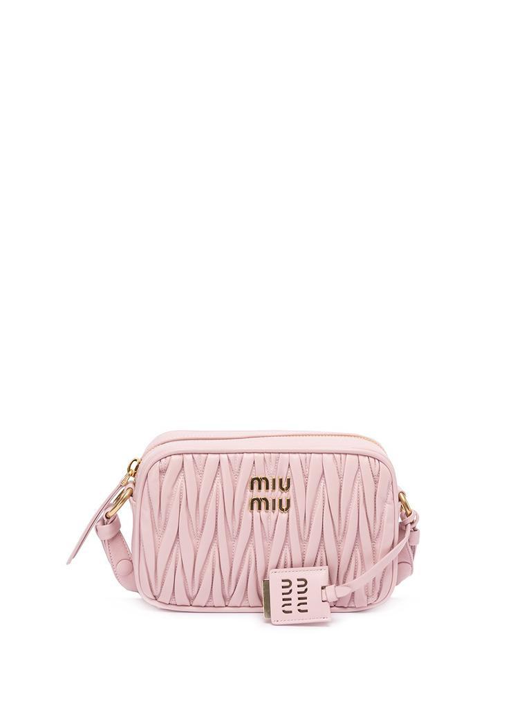商品Miu Miu|Miu Miu Matelassé Nappa Leather Shoulder Bag,价格¥9277,第1张图片