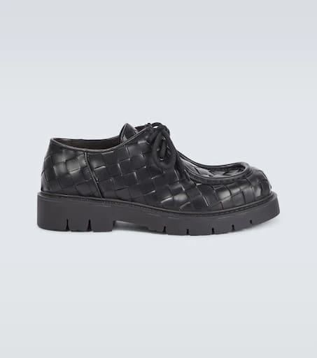 商品Bottega Veneta|Haddock皮革德比鞋,价格¥14908,第1张图片