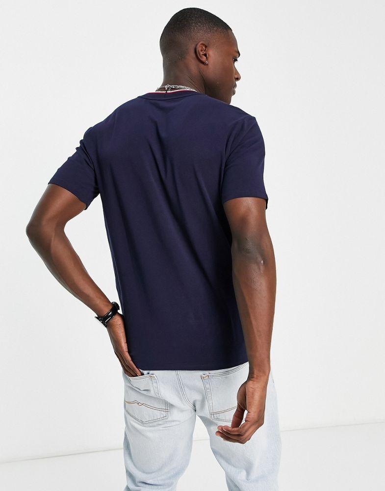 Lacoste loungewear t-shirt in navy商品第3张图片规格展示