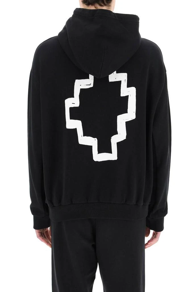 商品Marcelo Burlon|Marcelo Burlon County Of Milan Logo Printed Drawstring Hoodie,价格¥2080,第3张图片详细描述