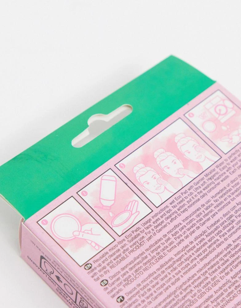 商品Garnier|Garnier Reusable Make-up Remover Pads (3 Large Microfibre Pads),价格¥93,第3张图片详细描述