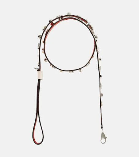 商品Christian Louboutin|Loubileash spiked leather dog leash,价格¥3844,第1张图片