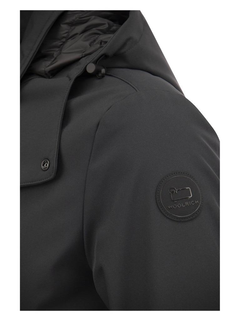 商品Woolrich|Woolrich Barrow Mac Soft Shell Jacket With Removable Hood,价格¥4159,第6张图片详细描述