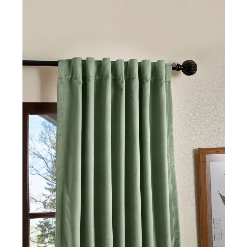 商品Martha Stewart|Lucca Blackout Velvet Curtain Panel Set, 50" x 95", Created For Macy's,价格¥667,第2张图片详细描述