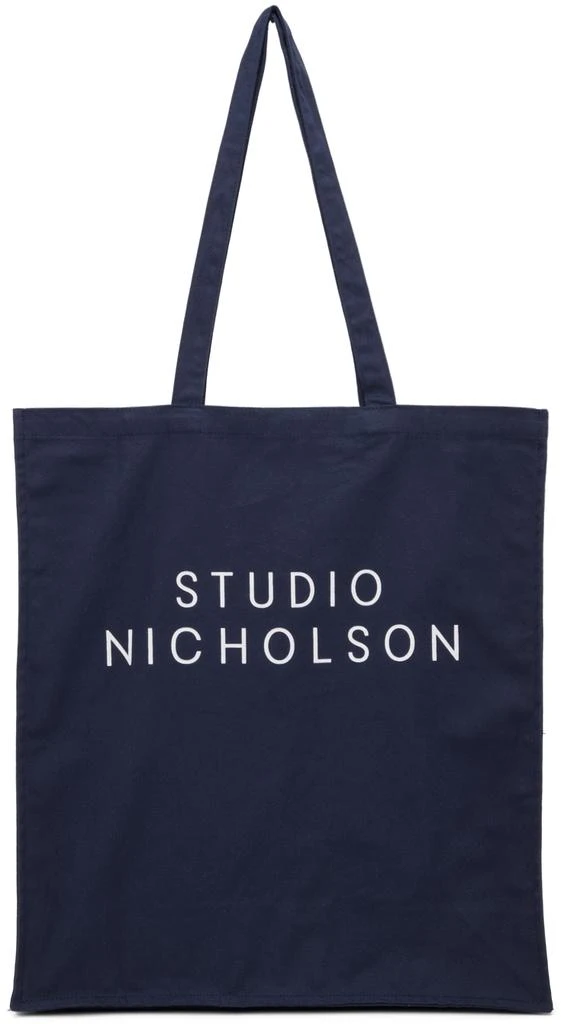 商品Studio Nicholson|Navy Standard Tote,价格¥201,第1张图片