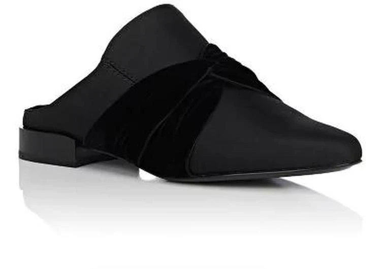 商品3.1 Phillip Lim|Louis Satin & Velvet Mules,价格¥3904,第2张图片详细描述