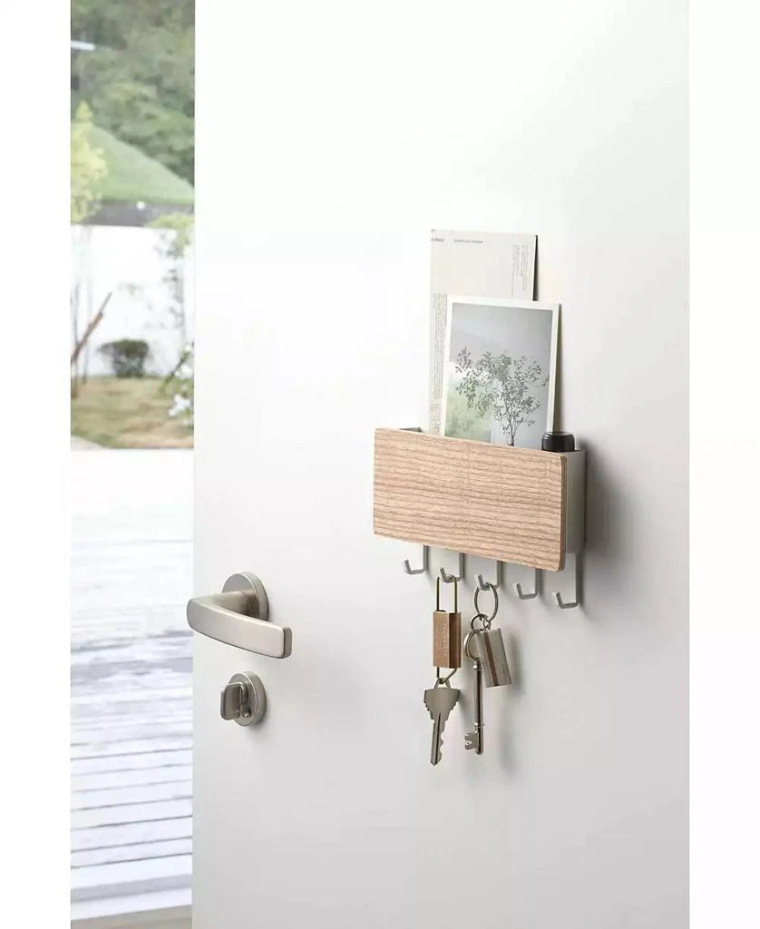 商品Yamazaki|Rin Magnetic Key Rack With Tray,价格¥215,第1张图片