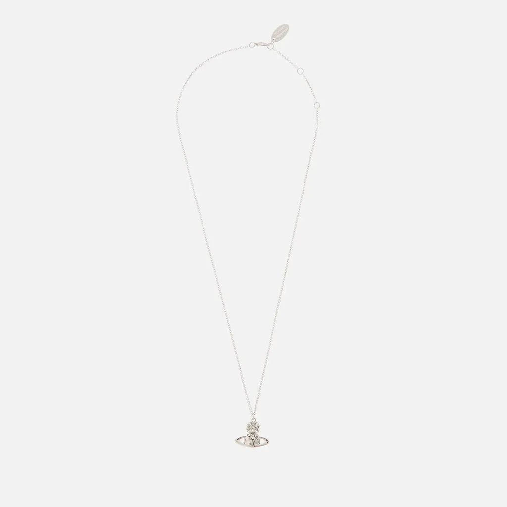 商品Vivienne Westwood|Vivienne Westwood Porfino Bas Relief Silver-Tone Brass and Crystal Pendant,价格¥1042,第1张图片